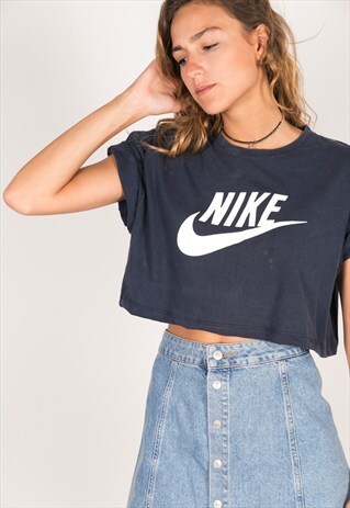 VINTAGE 90S USA CROP T-SHIRT / R906