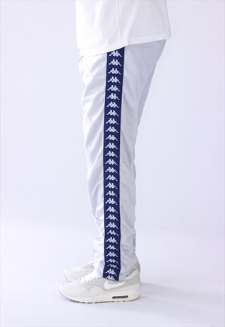 VINTAGE MENS KAPPA STRIPES MENS TRACK SUIT SPORT PANTS
