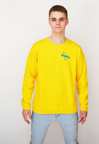 YELLOW CROCODILE (BLUE) SWEATSHIRT