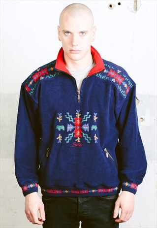 VINTAGE BOLD FLEECE JACKET