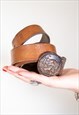 Brown Leather Diesel Belt 