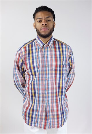 VINTAGE LEVI'S MULTI-COLOUR CHECK SHIRT