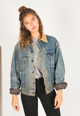 VINTAGE 80S LEE WINTER BLANKET JACKET / R2100R169