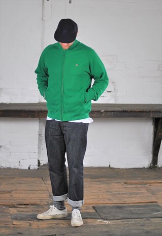90S POLO RALPH LAUREN ZIP THROUGH SWEATER