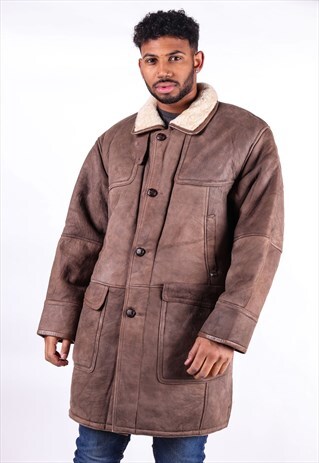VINTAGE SHEARLING JACKET J3789