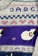 VINTAGE WOOLRICH KNITTED JUMPER ANIMAL PATTERNED SWEATER