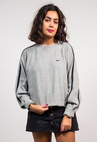 90'S VINTAGE GREY NIKE SWEATSHIRT JUMPER