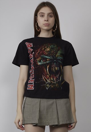 IRON MAIDEN VINTAGE 90'S PRINT BAND T-SHIRT