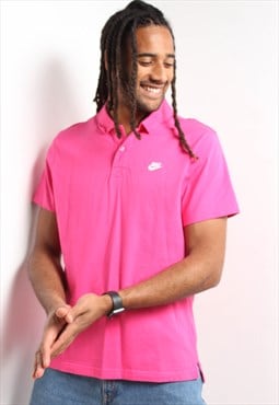 Vintage Nike Polo Shirt Pink