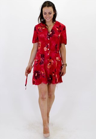 VINTAGE FLORAL SUMMER DRESS