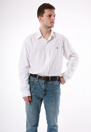90S VINTAGE RALPH LAUREN OLDSCHOOL SHIRT 13682