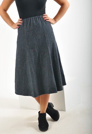 VINTAGE MIDI SKIRT