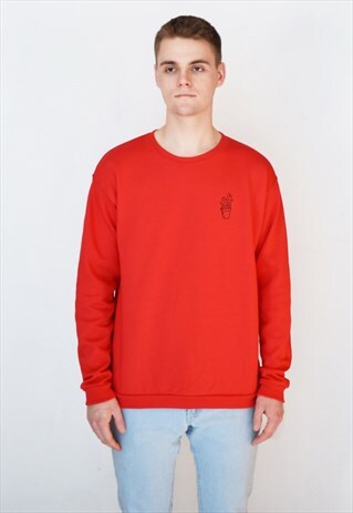 RED CACTUS SWEATSHIRT