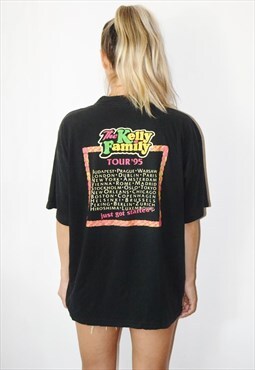 Vintage 1995 The Kelly Family Over The Hump Tour Band Tshirt