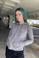 Vintage 90s Ralph Lauren Embroidered Grey Zip Up Hoodie