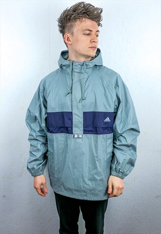 VINTAGE ADIDAS 1/2 ZIP PULLOVER JACKET