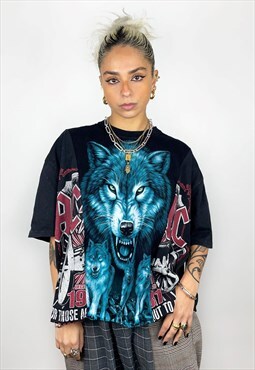 The rotten - ac/dc wolf t-shirt