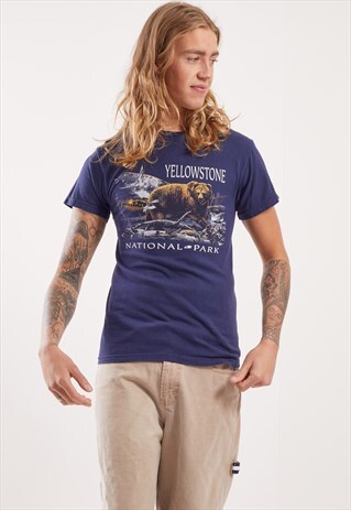 VINTAGE YELLOWSTONE GRAPHIC T-SHIRT