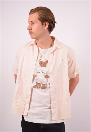 VINTAGE LACOSTE SHIRT SHORT SLEEVE PINK