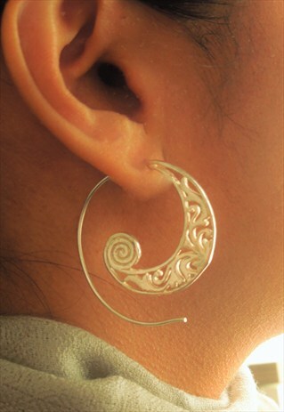 SILVER RING INDIAN EARRINGS