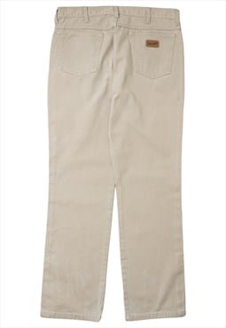 Vintage Wrangler Beige Trousers Mens