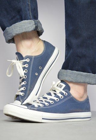 VINTAGE 90S CONVERSE NAVY OX SHOES RETRO PREPPY GRUNGE