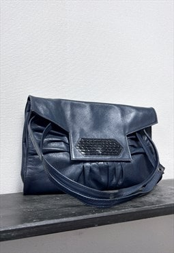 80s Leather Indigo Bag 