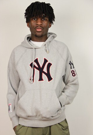 VINTAGE NY GREY HOODIE