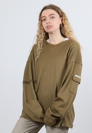 VINTAGE NIKE ACG LARGE GREEN SWEATSHIRT