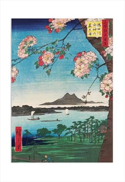 Japanese Ukiyo-e Art Print Poster Woodblock Wall Art Sakura