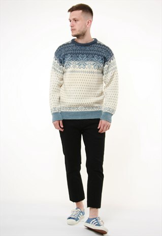 VINTAGE DALE OF NORWAY WOOL KNITWEAR SWEATER 14199