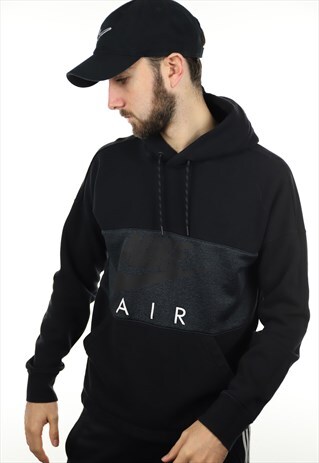 VINTAGE NIKE AIR HOODIE BLACK