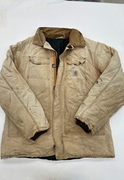 Vintage 90s Carhartt Distressed Detroit Heavyweight Jacket
