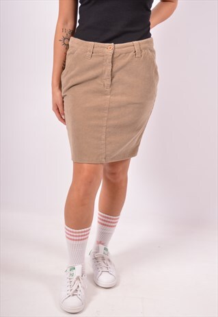 VINTAGE SERGIO TACCHINI CORDUROY SKIRT BROWN