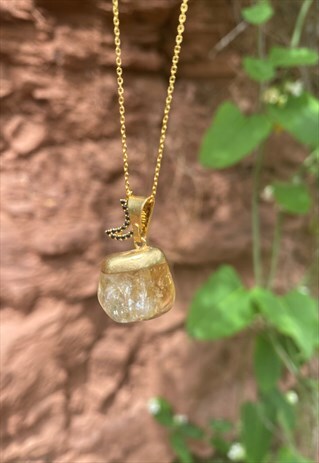 THE IDEALIST NECKLACE (CITRINE CRYSTAL)