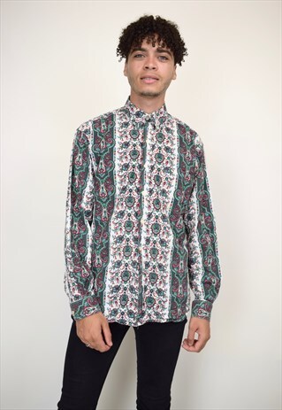 VINTAGE 90'S PATTERNED SHIRT