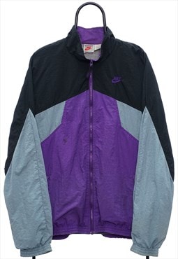 Vintage Nike 90s Purple Windbreaker Jacket Womens