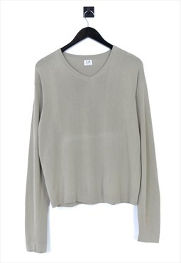 Vintage C.P. Company V Neck Jumper Sweater 