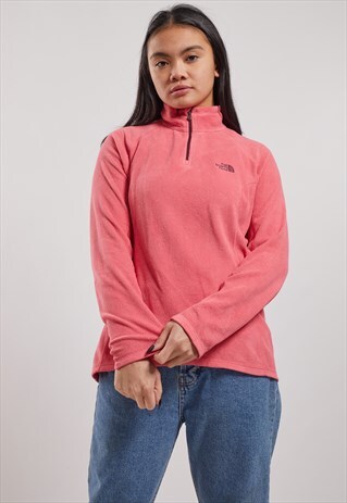 VINTAGE THE NORTH FACE 1/4 ZIP FLEECE SWEATSHIRT