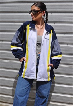 Vintage Y2K Sergio Tacchini popper sleeve track jacket