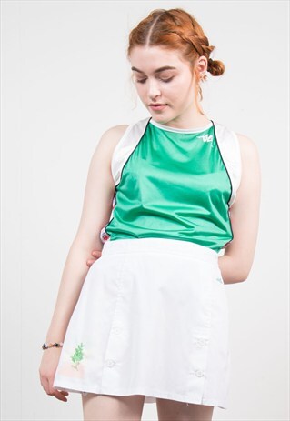 VINTAGE 90'S WHITE ELLESSE TENNIS SKIRT