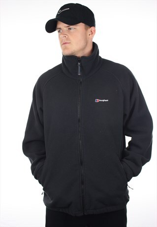 VINTAGE BERGHAUS FULL ZIP FLEECE TOP