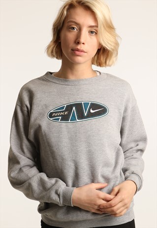 VINTAGE NIKE EMBROIDERED LOGO SWEATSHIRT