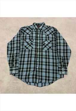 Vintage Western Shirt Men's L