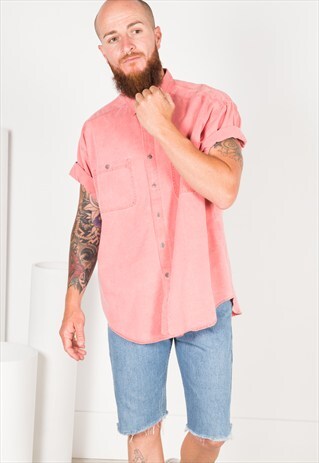 VINTAGE 90S WRANGLER SHORT SLEEVE DENIM SHIRT S1086