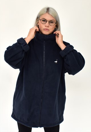 G&G UNISEX NAVY GOOSE FLEECE
