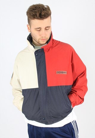 YSL VINATAGE SAILING COLOURBLOCK RAIN JACKET