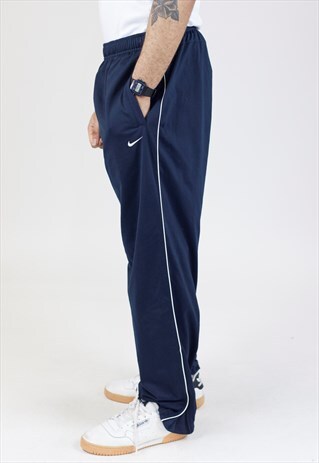 VINTAGE 90'S NIKE NAVY TRACKSUIT BOTTOMS