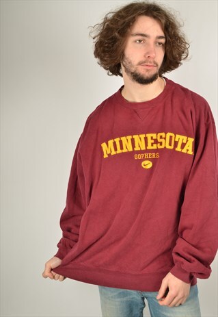 VINTAGE NIKE MINNESOTA SWEATSHIRT IN MAROON