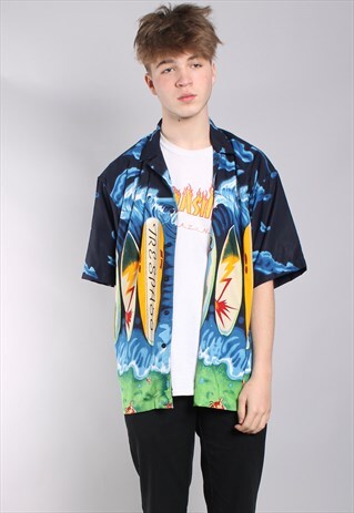 VINTAGE SURFER HAWAIIAN SHIRT